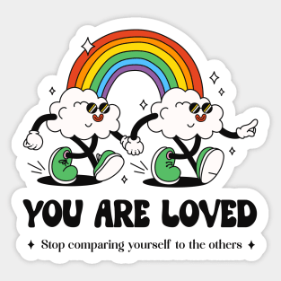 We Are Loved LGBT Sticker